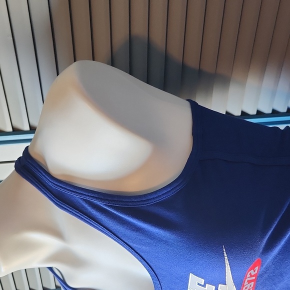 Nike Blue Racerback Tank Top - Picture 6 of 10